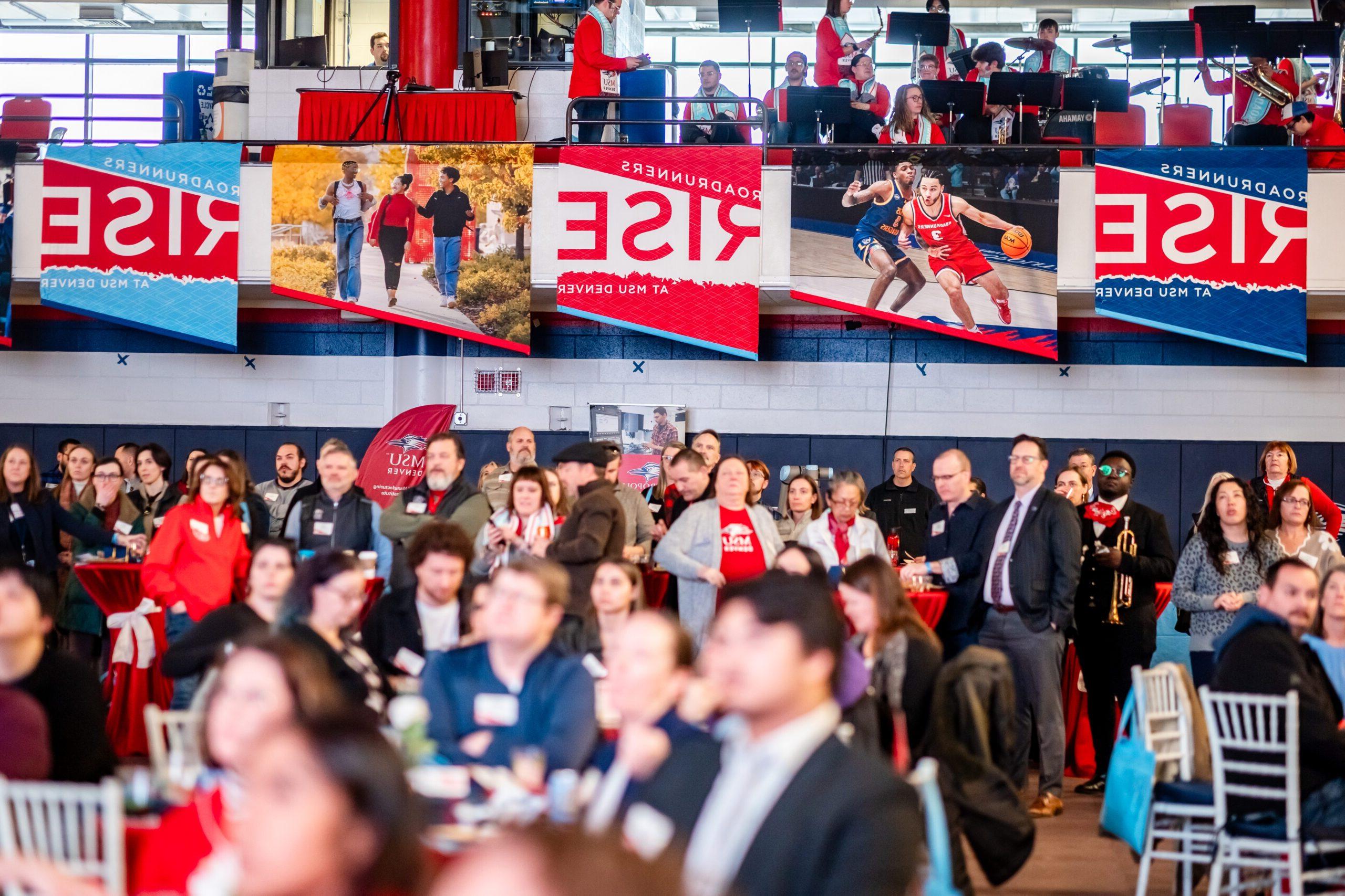 Crowd at the Roadrunners Rise Launch Party